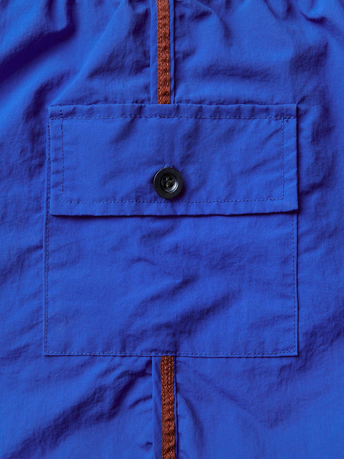 Dark Slate Blue track short in blue