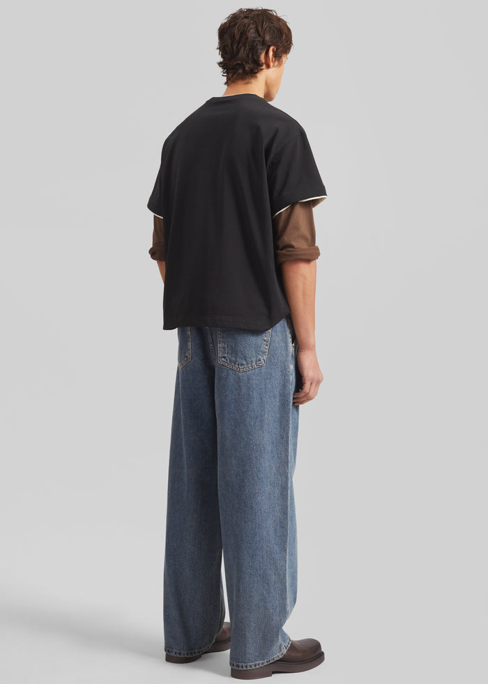 Trafal Wide Jeans - Blue Wash