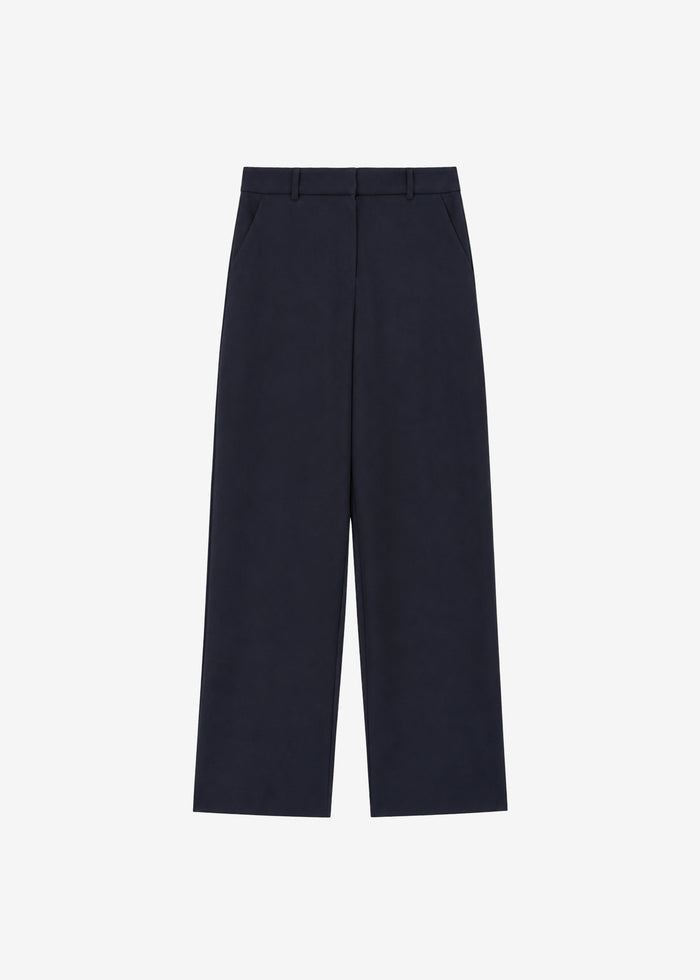 Trofa Curved Trousers - Navy