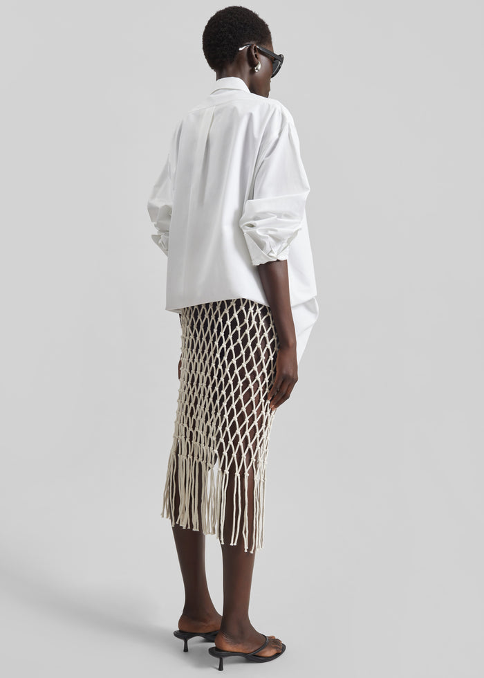 Tropea Macrame Skirt - Ecru