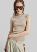 Troyes Knit Top - Beige