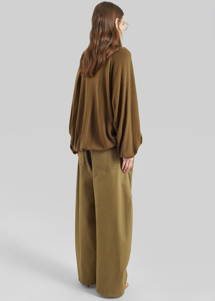Tulsa Curved Pants - Dark Olive