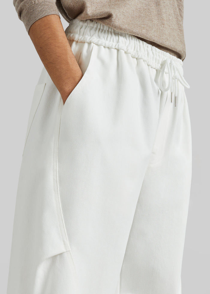 Tulsa Curved Pants - White