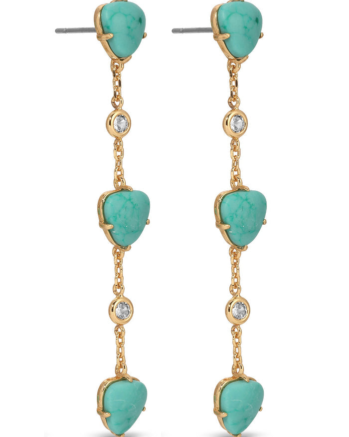 Turquoise Solstice Dangle Earrings