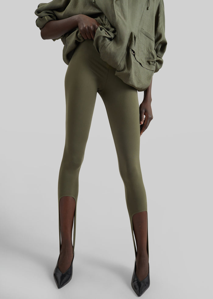 Twilla Stirrup Leggings - Olive