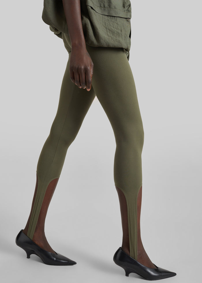 Twilla Stirrup Leggings - Olive