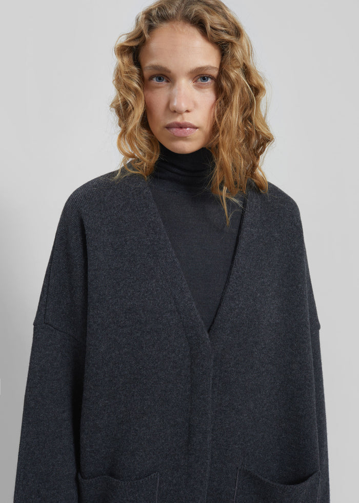 Tynset Oversized Cardigan - Charcoal