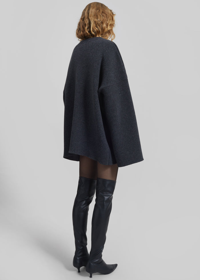Tynset Oversized Cardigan - Charcoal