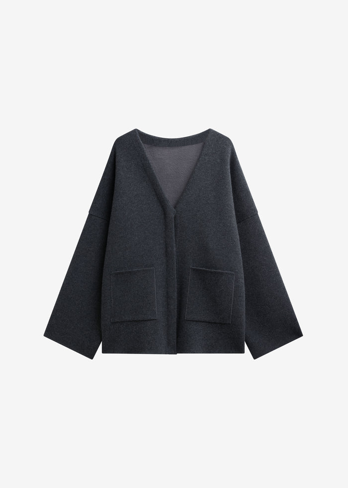 Tynset Oversized Cardigan - Charcoal