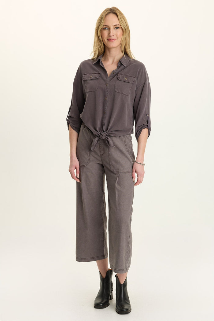Wearables Tyrell Lightweight Tie-Front Button-Up