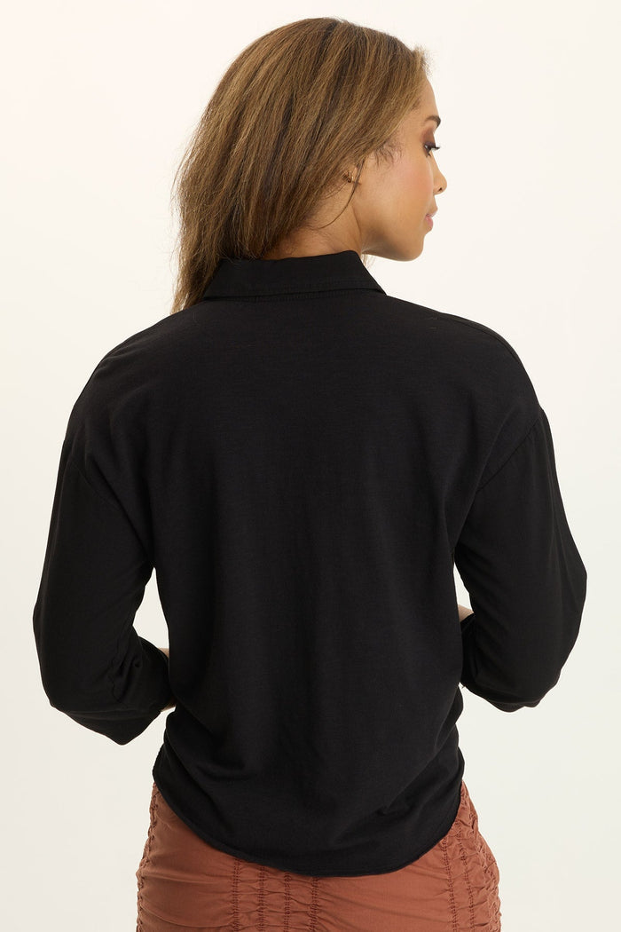 Wearables Tyrell Lightweight Tie-Front Button-Up