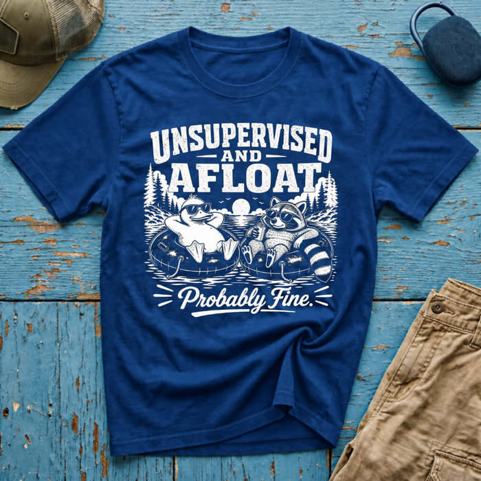 Unsupervised and Afloat Graphic T-Shirt