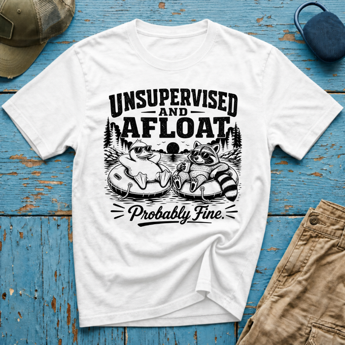 Unsupervised and Afloat Graphic T-Shirt