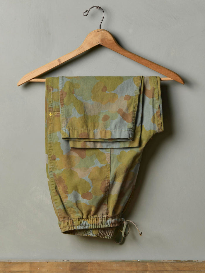 Dark Gray ventura chore pant in painted camo