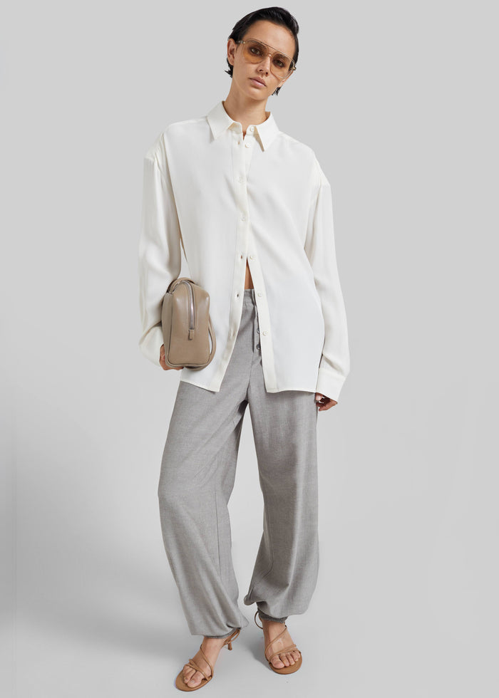 Vimont Balloon Pants - Taupe Melange