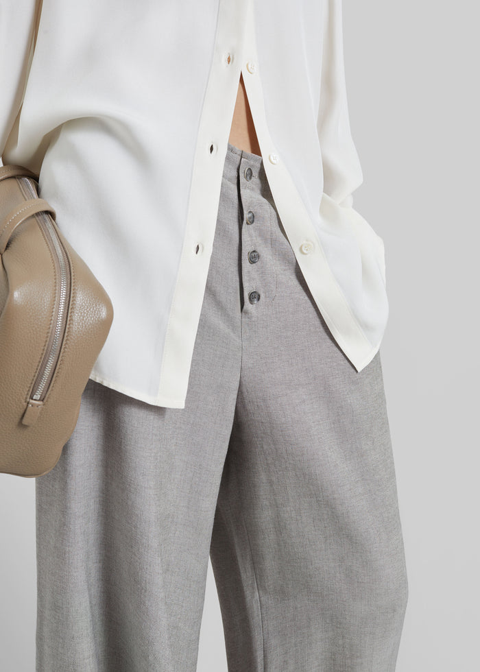 Vimont Balloon Pants - Taupe Melange