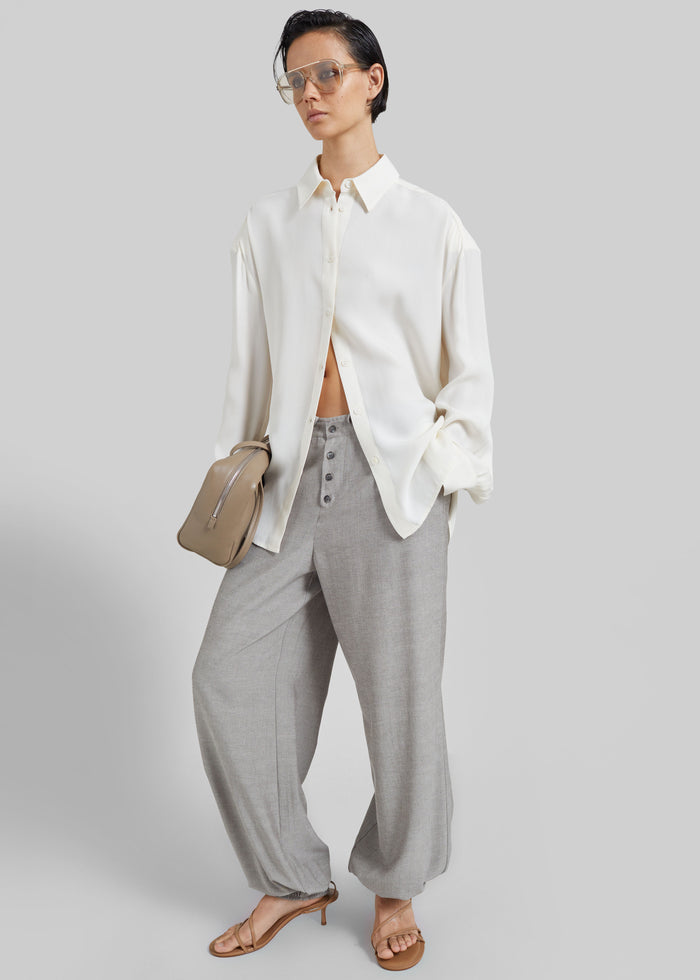 Vimont Balloon Pants - Taupe Melange