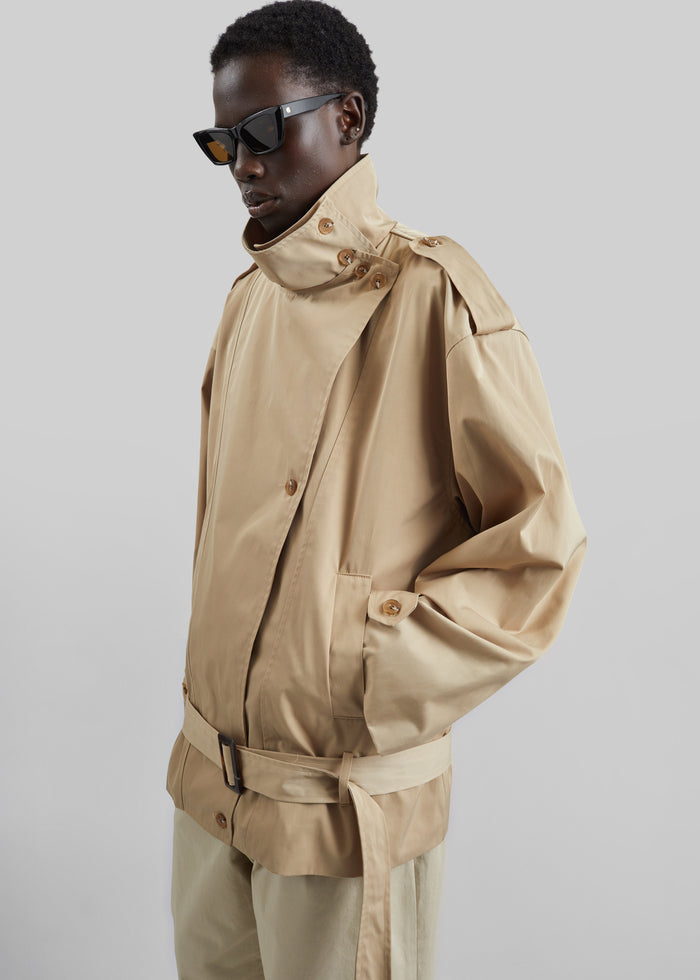 Virar Short Trench - Beige
