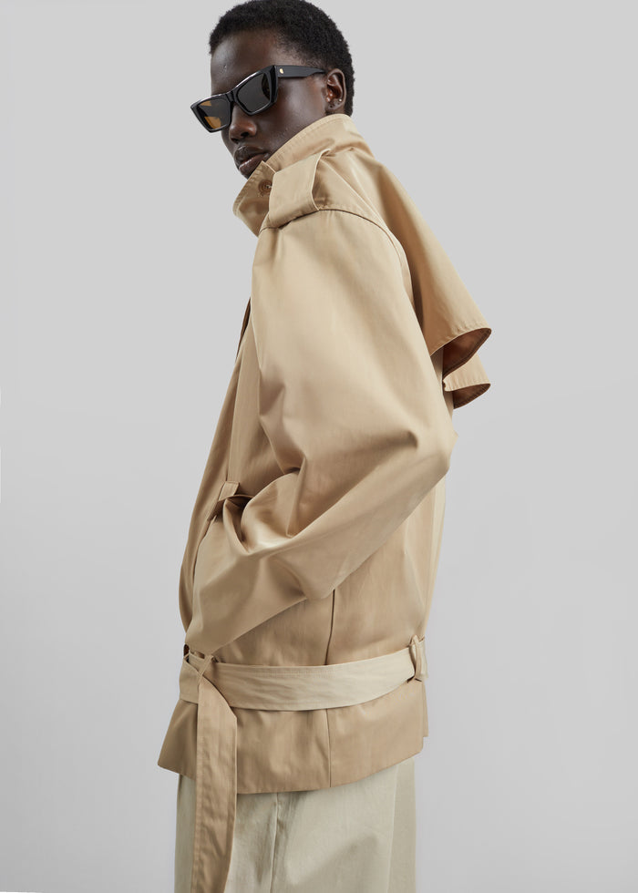 Virar Short Trench - Beige