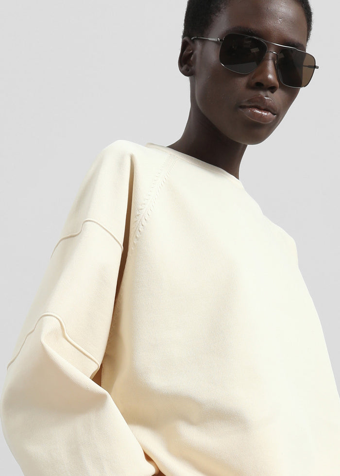 Wesra Knit Sweatshirt - Ecru