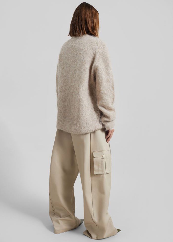 Willy Alpaca Knit Sweater - Beige