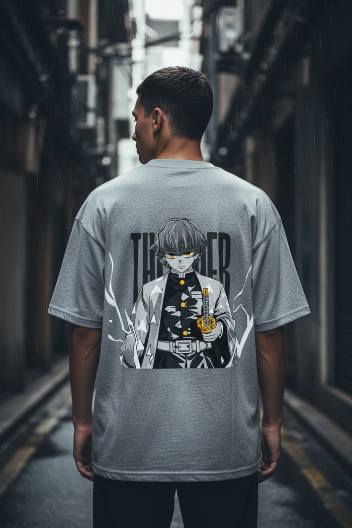 Zenitsu Tee - Back Model Shot Corrected