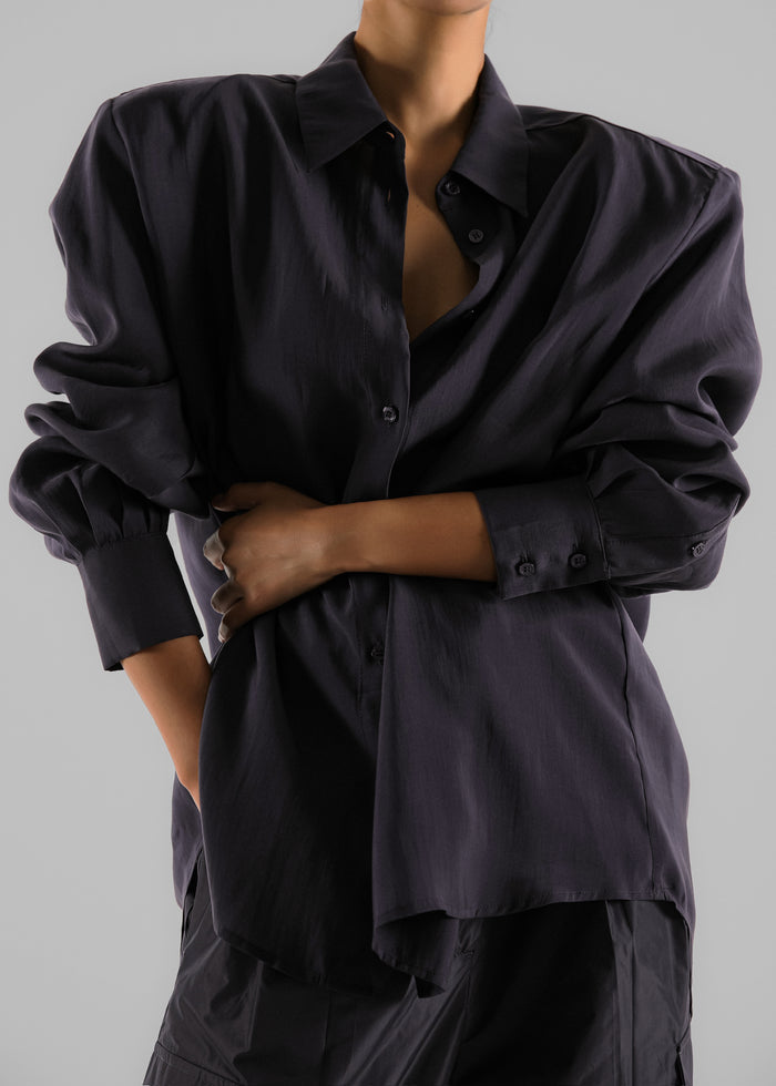 Zoula Padded Shirt - Charcoal